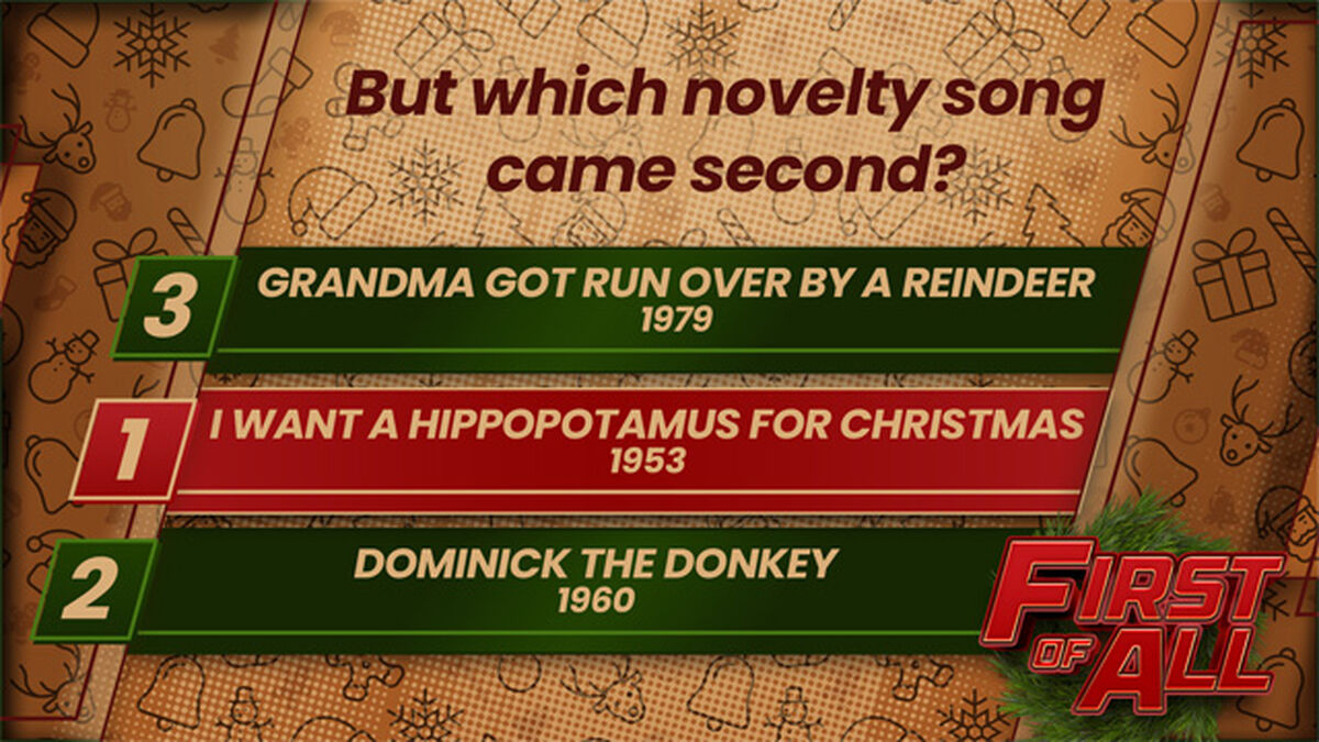 First of All: Christmas image number null